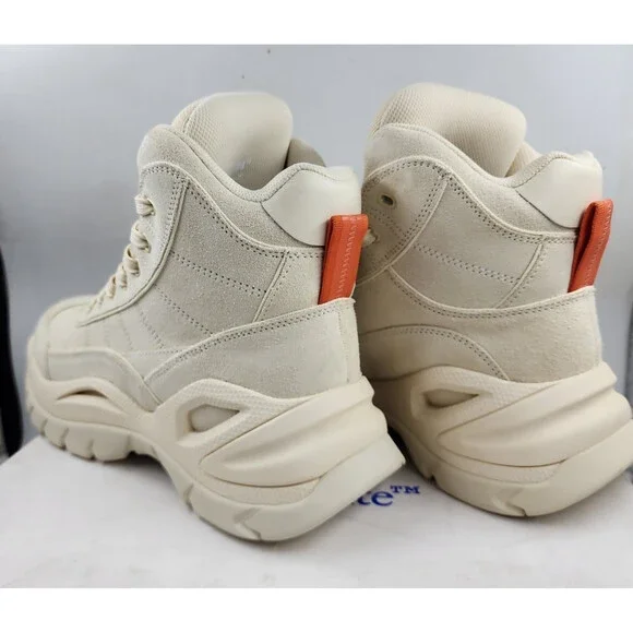 Off-White Hiker High Top Sneakers Men's 11US Beige Lace Up Closure - Picture 10 of 15